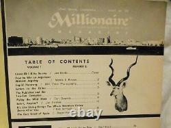 Millionaire Magazine March, May & August 1964