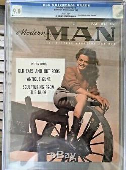 Modern Man July 1951 First Edition (v1 N1) Cgc 9.0 White Pages 1 And Only