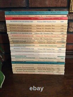 Modern Psychoanalysis Lot 25 SCARCE Issues Assorted Vintage 70s 80s 90s Journal