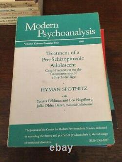 Modern Psychoanalysis Lot 25 SCARCE Issues Assorted Vintage 70s 80s 90s Journal