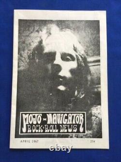 Mojo-navigator Rock & Roll News. April 1967 60s Underground Rock Magazine