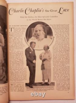 Motion Picture Magazine December 1928 Anita Page Clara Bow ChaplinGary Cooper