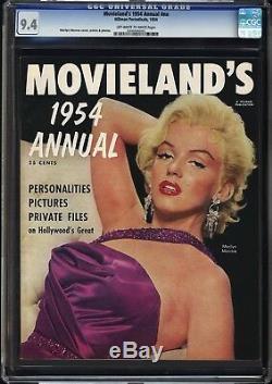 Movieland Annual Cgc Nm 9.4 Gorgeous Marilyn Monroe Cover! Single Highest