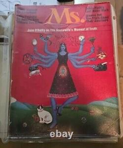 Ms. Mag Spring 1972 Preview Issue, 1st Edition, Gloria Steinem -RARE AUTOGRAPHED