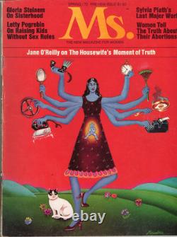 Ms. Magazine #0 PREVIEW ISSUE Pre No. 1 Spring 1972 SYLVIA PLATH Jane O'Reilly