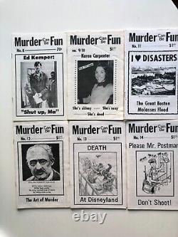 Murder Can Be Fun John Marr Near Complete Set Underground Punk Zine 20 issues