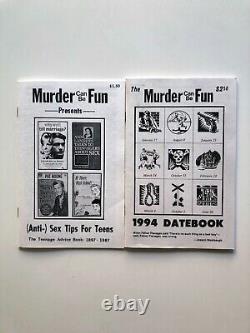 Murder Can Be Fun John Marr Near Complete Set Underground Punk Zine 20 issues