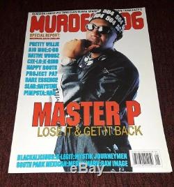 Murder Dog Magazine MASTER P NO LIMIT C-MURDER EAZY-E MESSY MARV RARE OOP