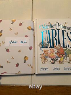 Natalie Portman Fables Signed Book First Edition First Printing NEW