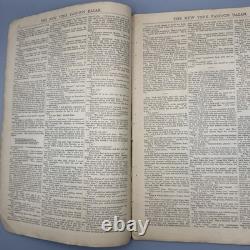 New York Fashion Bazar Magazine No. 36 Oct, 1882 George Munro With Color Plate