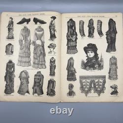 New York Fashion Bazar Magazine No. 36 Oct, 1882 George Munro With Color Plate