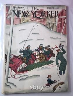 New Yorker Magazine December 15 1928 / Julian de Miskey Cover / 1st Edition