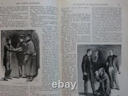 Newspapers The Strand Magazine 1891 to 1896 Sherlock Holmes rare