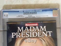 Newsweek Madam President Hillary Clinton / Donald Trump CGC 9.8 Near Mint/Mint