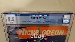 Nickelodeon Magazine #1 Pizza Hit Promotional 1990 CGC 4.5 White Pages