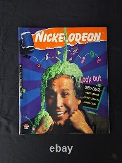 Nickelodeon Magazine 90s First Premiere Issue Chevy Chase Pizza Hut Mint Poster
