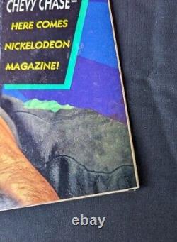 Nickelodeon Magazine 90s First Premiere Issue Chevy Chase Pizza Hut Mint Poster