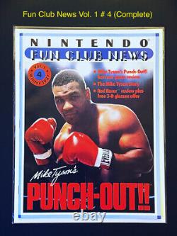 Nintendo Fun Club News Vol 1#4 Winter 1987 Mike Tyson's Puch Out Nintendo Power