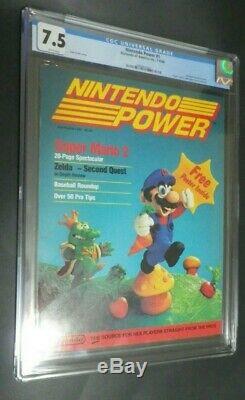Nintendo Power #1 CGC 7.5 White Pages & All Inserts
