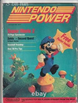 Nintendo Power #1 First Issue July/August 1988 Complete with Poster & All Inserts
