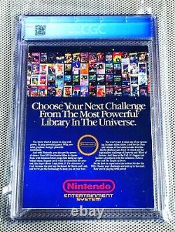 Nintendo Power #1 Magazine CGC 8.0 White Pages Graded Complete Poster Rare