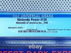 Nintendo Power # 130 Pokemon Stadium CGC 5.5 White Pages Graded Magazine RARE