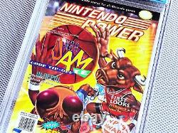Nintendo Power #70 NBA JAM CGC 8.0 White Pages Graded Magazine RARE