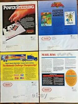 Nintendo Power Flash Magazines 1988-90, Issues 1 to 7 + 9 + Chief Editor Letter