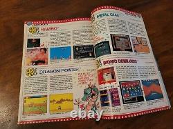 Nintendo Power Issue 1 Magazine With Poster 1st Super Mario 2 July/Aug 1988 RARE