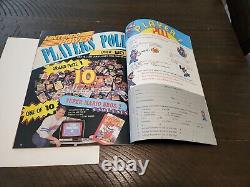 Nintendo Power Issue 1 Magazine With Poster 1st Super Mario 2 July/Aug 1988 RARE
