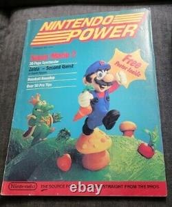Nintendo Power Issue 1 Magazine With Poster and Inserts 1st Super Mario 2 1988