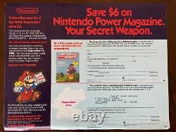 Nintendo Power Issue #1 with Rare Letter, Sticker, Inserts LIKE NEW