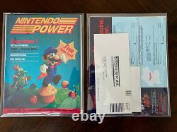 Nintendo Power Issue #1 with Rare Letter, Sticker, Inserts LIKE NEW