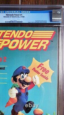 Nintendo Power July/August 1988 1st Issue CGC Graded 8.5 White (Only 8 Higher!)