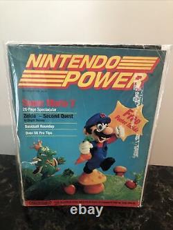 Nintendo Power July/August 1988 Volume #1 Super Mario 2 withPoster Magazine