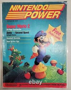 Nintendo Power Magazine #1 First Issue With Poster July/August 1988