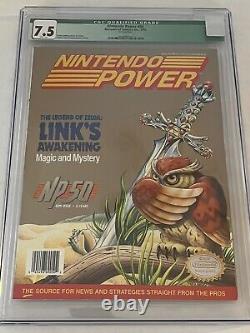 Nintendo Power Magazine 50 1993 Zelda Link's Awakening Graded CGC 7.5