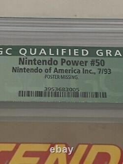 Nintendo Power Magazine 50 1993 Zelda Link's Awakening Graded CGC 7.5