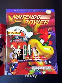 Nintendo Power Magazine # 88 1996 Super Mario 64 N64 Debut Turok Poster Rare NEW