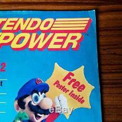Nintendo Power Magazine Complete Poster Inserts Super Mario 2 July August 1988