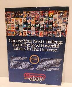 Nintendo Power Magazine First Issue #1 Premiere 1988 with Poster Great Cond