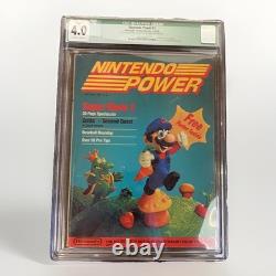 Nintendo Power Magazine First Issue #1 Qualified CGC Grade 4.0 Original 1988