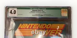 Nintendo Power Magazine First Issue #1 Qualified CGC Grade 4.0 Original 1988