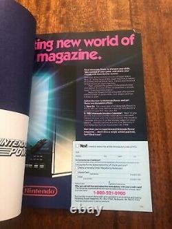 Nintendo Power Magazine First Issue July/Aug 1988 Volume 1 With Poster & Mailers