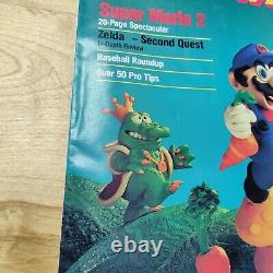 Nintendo Power Magazine Issue 1 July/August 1988 Super Mario 2 Contra Zelda Map