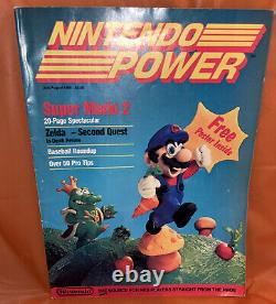 Nintendo Power Magazine Issue #1 Premiere Issue 1988 Complete With Poster