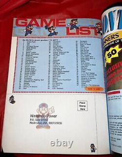 Nintendo Power Magazine Issue #1 Premiere Issue 1988 Complete With Poster