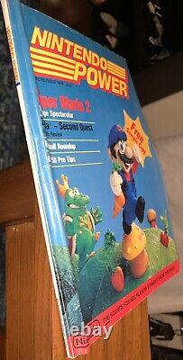 Nintendo Power Magazine Issue 1 Super Mario 2 1988 With Original Poster