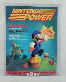 Nintendo Power Magazine Issue 1 complete mailer, club member letter, map poster