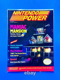 Nintendo Power Magazine Vol #16 Maniac Mansion Comnplete -DOUBLE Insert- RARE